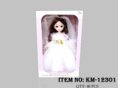 KM-12301 HỘP BABY CÔ DÂU 1C KHỚP. MẮT THỦY TINH