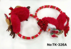 TK-326A  TÚI 2C CHỤP TAI NOEL CHUÔNG ĐỦ MẪU