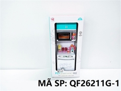 QF26211G-1 HỘP NHÀ BẾP PIN TỦ BẾP LÒ NƯỚNG 1 NGĂN Play At Home (XANH)