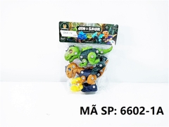 6602-1A TÚI KHỦNG LONG RÁP 2C + ỐC VÍT (PVC) Dinosaur