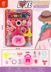 379-5 VỈ TRANG ĐIỂM GIỎ XÁCH, GƯƠNG, VÒNG TAY + 2C BABY