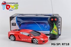 RT18 HỘP XE HƠI LAMBORGHINI ĐIỀU KHIỂN 3 ĐỘNG TÁC, KHÔNG SẠC TL 1:24