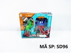 SD96 HỘP RÁP ROBO BIẾN HÌNH XE + 1C KHỦNG LONG RÁP Steel Warrior SD-96