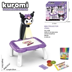 316B  HỘP BÀN BẢNG XÓA ĐÈN PIN SANRIO CHIẾU HÌNH CÓ CHÂN + VIẾT MÀU