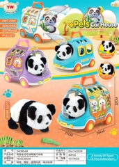 YW399-89 HỘP LỒNG THÚ XE GẤU TRÚC PIN