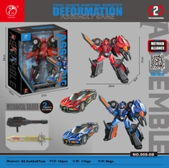 908-8B  HỘP RÁP ROBO BIẾN HÌNH XE HƠI 1C