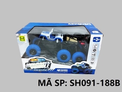 SH091-188B HỘP XE JEEP ĐỊA HÌNH 6 BÁNH ĐIỀU KHIỂN 7 ĐỘNG TÁC, CÓ SẠC, TL 1:16