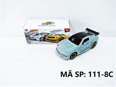 111-8C HỘP XE HƠI ĐUA PIN NHẠC ĐÈN 3D TL 1:18 Super Car