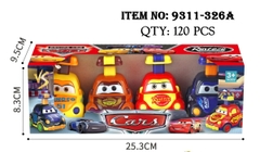 9311-326A  HỘP XE HƠI CAR TRỚN NHẤN 4C