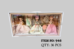 946  HỘP BABY 3C KHỚP, MẮT THỦY TINH + LƯỢC