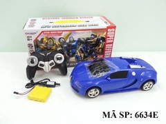 6634E HỘP XE HƠI BUGATTI ĐK CÓ SẠC BIẾN HÌNH ROBO, CẢM ỨNG