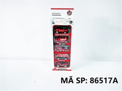 86517A HỘP XE CỨU HỎA SẮT TRỚN 5C ĐỦ MẪU (JEEP, CỨU HỎA) Fire