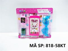 818-58KT VỈ ĐIỆN THOẠI IPHONE PIN + MẮT KIẾNG (HELLO KITTY) 818- , 858-