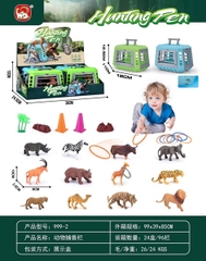 999-2 HỘP 4C LỒNG NHỐT THÚ RỪNG 6C + THẢY VÒNG