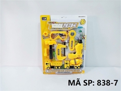 838-7 VĨ XE CT TRỚN 2C (BEN, TRỘN) + KHOAN, MẮT KIẾNG, BÚA, ỐC VÍT Truck