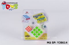 YJ8614 VỈ.ÉP RUBIC 3 HÀNG 3x3 2 CỤC LỚN NHỎ