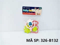 326-B132 TÚI LẮC TREO NÔI 3 MÓN (PVC)