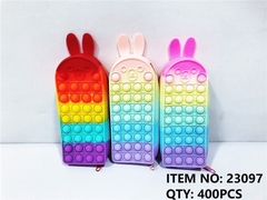 23097 TÚI POP IT ĐỰNG BÚT VIẾT THỎ