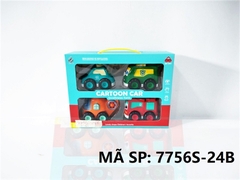 7756S-24B HỘP XE CAR TRỚN 4C ĐỦ MẪU (HƠI, TRỰC THĂNG, CỨU HỎA, CS) Cartoon Car 7756S-20B, 7756S-21B, 7756S-22B, 7756S-23B