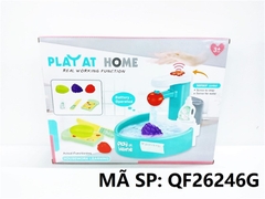 QF26246G HỘP BẾP BỒN RỬA HOA QUẢ PIN (XANH)