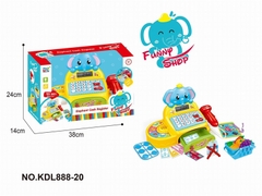 KDL888-20 HỘP MÁY TÍNH TIỀN SIÊU THỊ PIN VOI + GIỎ SIÊU THỊ