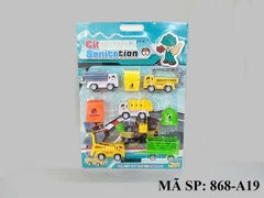 868-A19 VĨ ÉP XE CT TRỚN 4C+ THÙNG RÁC (CẨU, BỒN, HỐT RÁC)