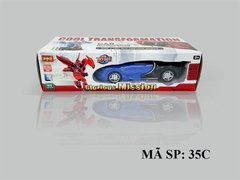 35C HỘP XE HƠI BUGATTI ĐK CÓ SẠC BIẾN HÌNH ROBO 1:18 COOL TRANSFORMATION (382)