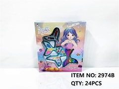 2974B HỘP PHẤN TRANG ĐIỂM BABY NGƯỜI CÁ 3 TẦNG