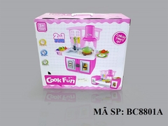 BC8801A HỘP KỆ BẾP PIN LÒ NƯỚNG+ BỒN RỬA CHÉN+ TRÁI CÂY 2 IN 1