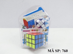 760 VỈ ÉP RUBIC 2C 3X3 3 HÀNG (1C RUBIC, 1C TRÒN)