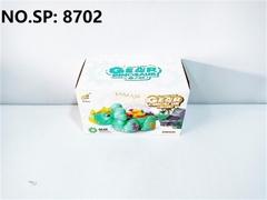 8702 HỘP KHỦNG LONG TÊ GIÁC PIN LƯNG TRONG BÁNH RĂNG GEAR DINOSAUR