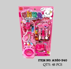 A380-340  VỈ BÁC SĨ TAI NGHE, MÁY CHỤP X QUANG, NHIỆT KẾ, MẮT KIẾNG, KIM TIÊM