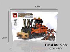 933 HỘP LOGO RÁP XE CÔNG TRÌNH NÂNG ROBO 2 IN 1 452 MIẾNG