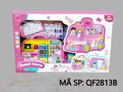 QF2813B HỘP XE HƠI NỘI THẤT NHÀ PIN Funny Sweet Home