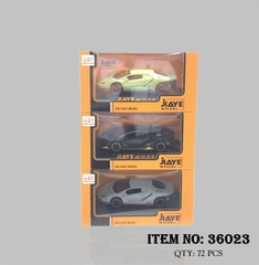 36023 HỘP XE HƠI SẮT MÔ HÌNH PIN NÚT ĐÈN