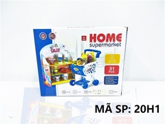 20H1 HỘP BẾP XE ĐẨY SIÊU THỊ RÁP 31 MIẾNG Home Supermaket