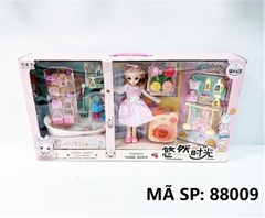 88009 HỘP BABY 1C KHỚP, MẮT THỦY TINH + BỒN TẮM, MÁY GIẶT, GIÁ PHƠI ĐỒ, TÚI XÁCH