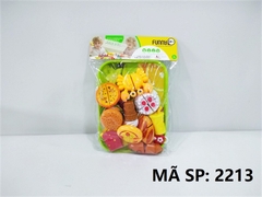 BM2213 TÚI KHÂY BẾP DÍNH BÁNH MÌ, HAMBURGER, SINH NHẬT, KEM, CUA, BẮP RANG, DAO (PVC)
