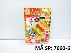 7660-6 VỈ BẾP BÁNH MÌ, KEM, NƯỚC NGỌT, SỐT CÀ, KHOAI TÂY CHIÊN