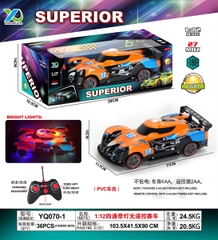 YQ070-1 HỘP XE ĐUA ĐIỀU KHIỂN 7 ĐỘNG TÁC, KHÔNG SẠC, TL 1:12 Superior