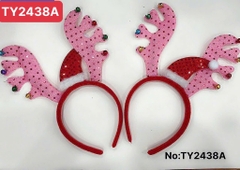 TY2438A  TÚI 2C CÀI TÓC NOEL SỪNG TUẦN LỘC + NÓN