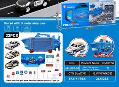 ABL887-59  HỘP XE CÁ MẬP TRỚN CHỞ 3C XE HƠI + BIỂN BÁO