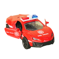 SY6039-1/TL HỘP XE HƠI CẢNH SÁT SẮT MÔ HÌNH, MỞ CỬA