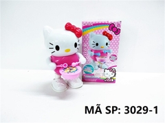 3029-1 HỘP MÈO KITTY PIN NHẠC ĐÈN NHẢY DANCING ĐÁNH TRỐNG (THÚ PIN) HELLO KITTY