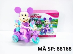 88168 HỘP XE ĐẠP BA BÁNH PIN NHẠC ĐÈN CHUỘT MICKEY Tricycle Miaoki