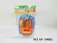 190D2 TÚI BẾP KHÂY DÍNH BÁNH MÌ, HOT DOG + RỔ (PVC)