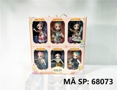 68073 HỘP BABY 6C KHỚP, MẮT THỦY TINH (SOPHIA, YILISA, LUOYITE, DIANA, CHRIS, XINDINA) Sally