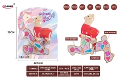 B6899-4  VỈ PHẤN TRANG ĐIỂM 2 TẦNG LẠC ĐÀ