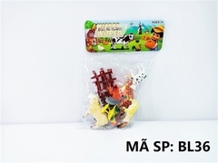 BL36 TÚI THÚ NHÀ 10C (2C LỚN, 8C NHỎ) + CÂY (PVC) BL-36, BL-37