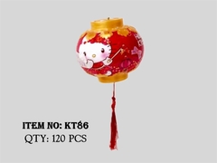 KT86  LỒNG ĐÈN HOA ĐĂNG KITTY (KHÔNG CÁN, ĐÈN)